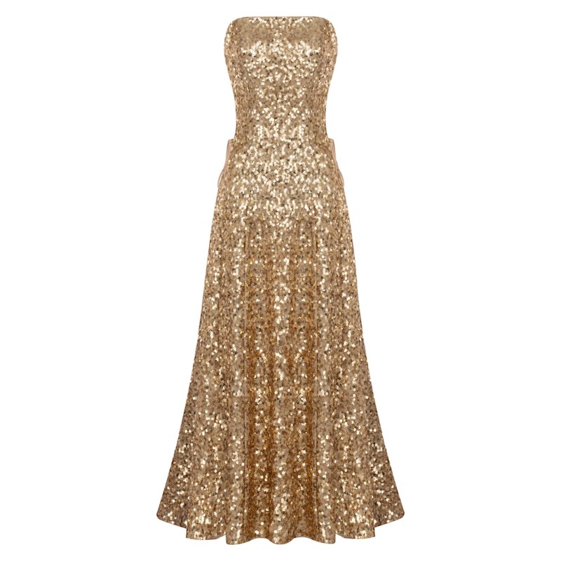 Thumbnail of Golden Long Dress image