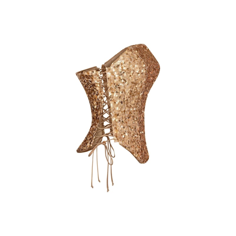 Thumbnail of Golden Sequin Corset image