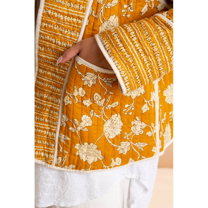 Thumbnail of Golden Tulip Reversible Quilted Cotton Jacket image