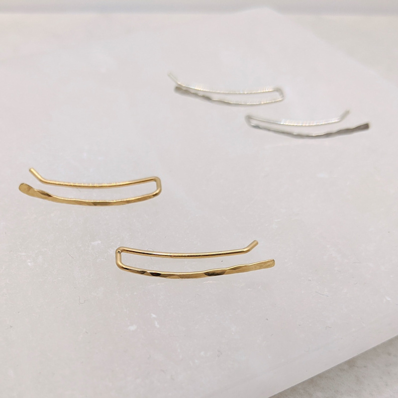 Thumbnail of Grace Climber Gold Filled Earrings image