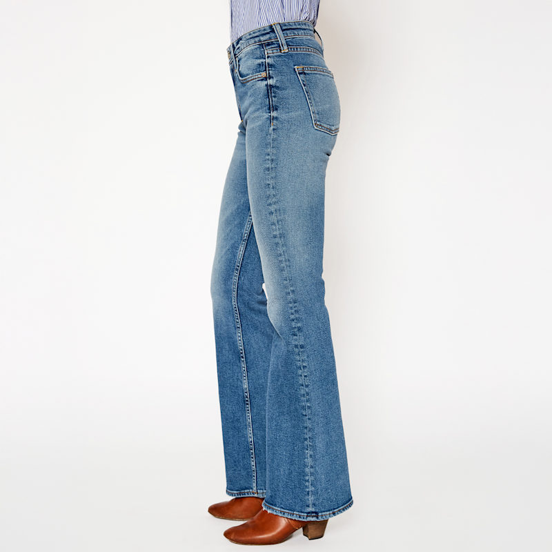 Thumbnail of Grace Mid Rise Flare Jeans In Kodiak image