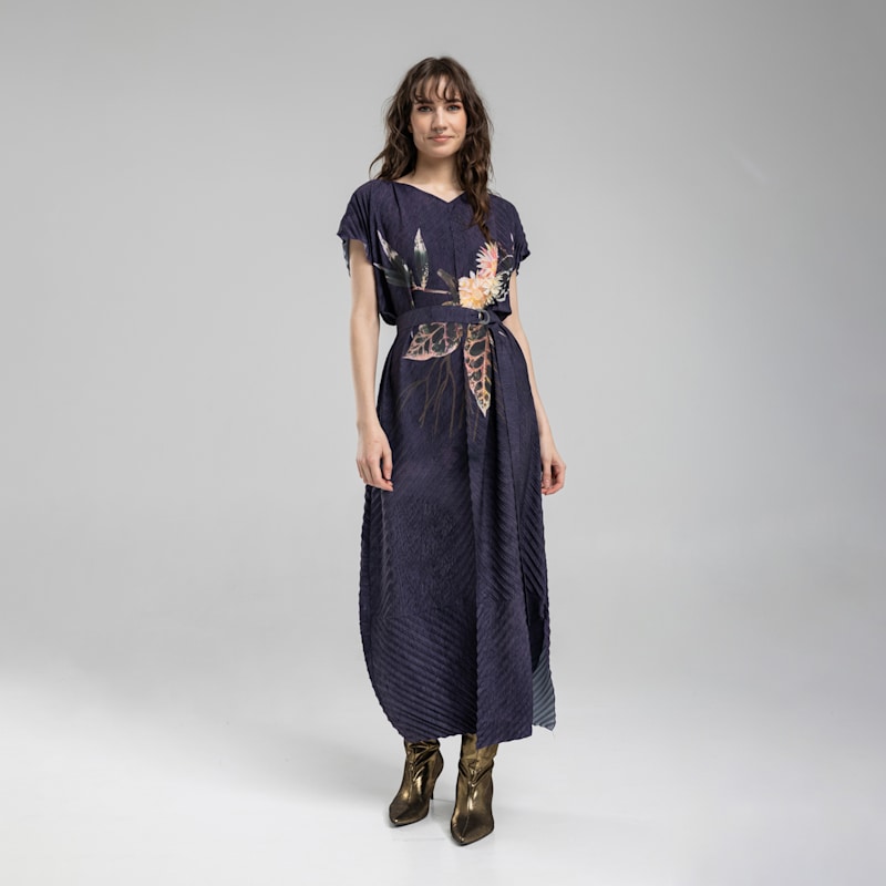 knee length dresses for ladies Grace K Maxi Dress – marbl.ae main image 0