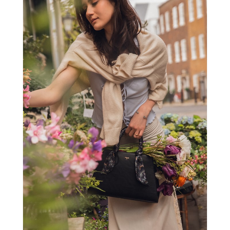 Thumbnail of Grace Structured Tote Bag In Black image