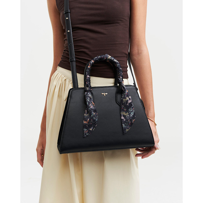 Thumbnail of Grace Structured Tote Bag In Black image