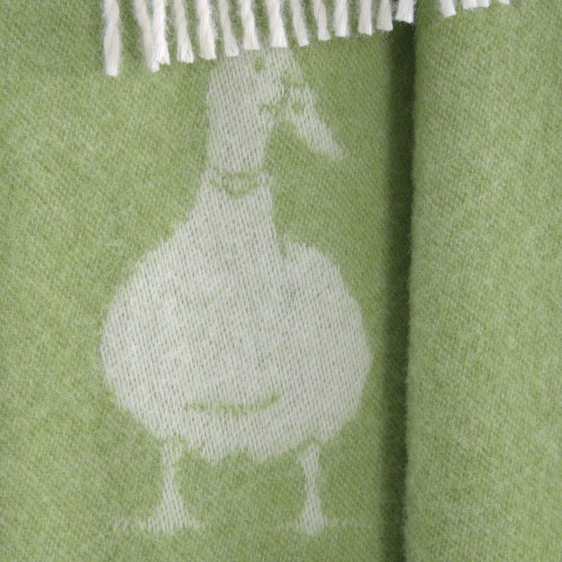 Thumbnail of Green Duck Wool Throw image