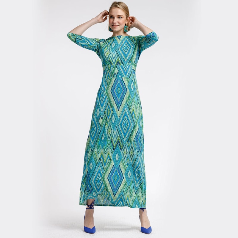 Thumbnail of Green Haze Lola Maxi Dress image