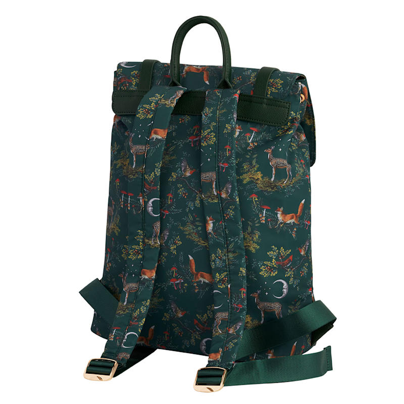 Thumbnail of Green Into The Woods Buckle Backpack Medium image