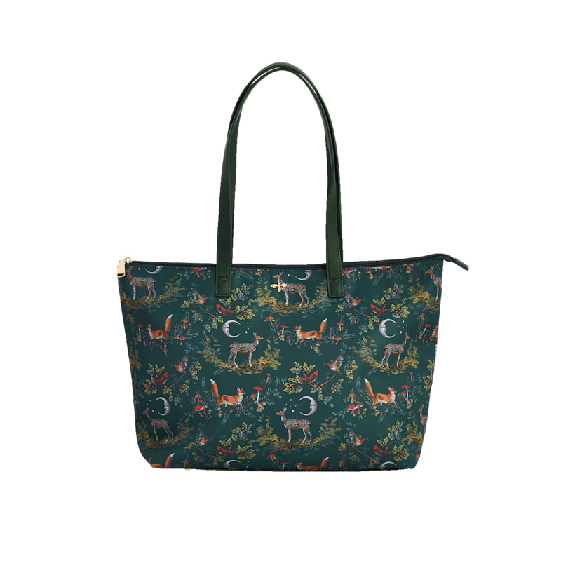 Thumbnail of Green Into The Woods Grab Tote image