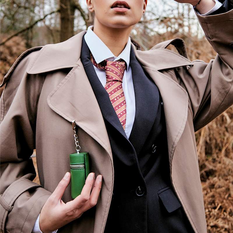Thumbnail of Green Lipstick Case Keychain image