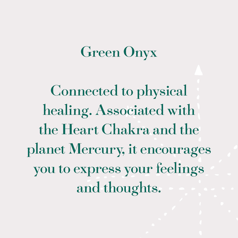 Thumbnail of Green Onyx Power Stone - Gold image
