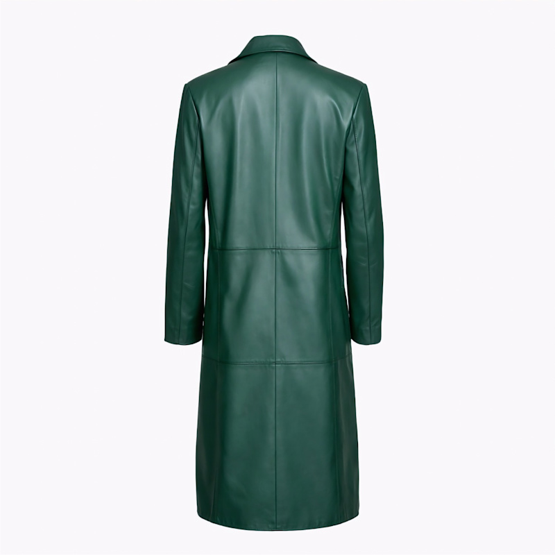 Thumbnail of Green Planet Long Leather Jacket image