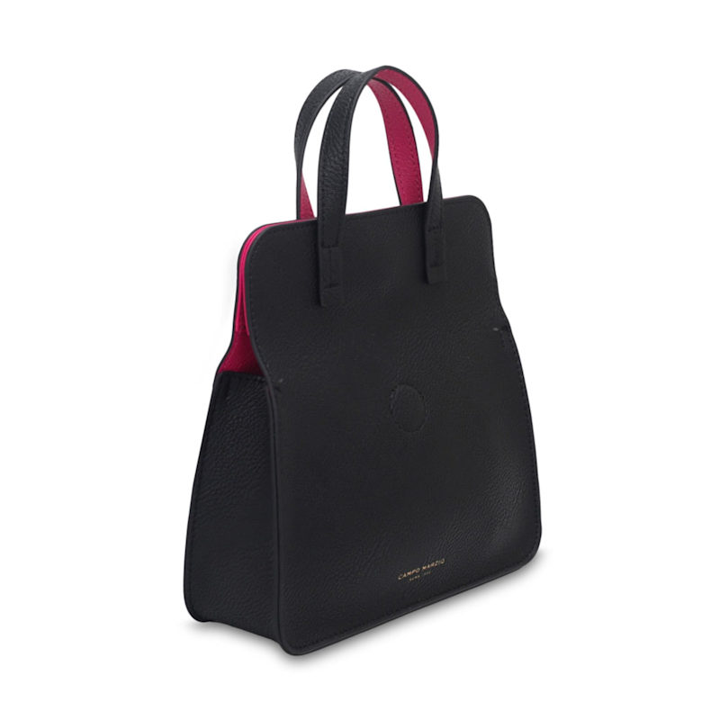 Thumbnail of Greta Handbag Black-Fuchsia image