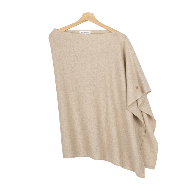 Thumbnail of Beige Cashmere Poncho image