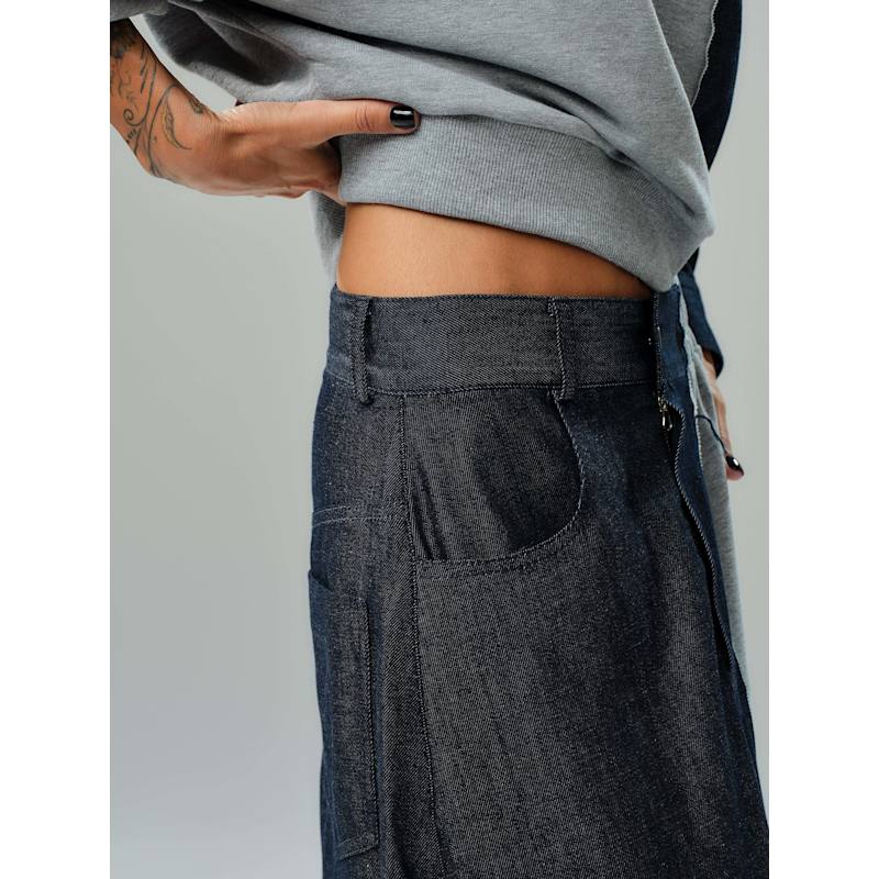 Thumbnail of Grey & Denim Co-Ord Set image