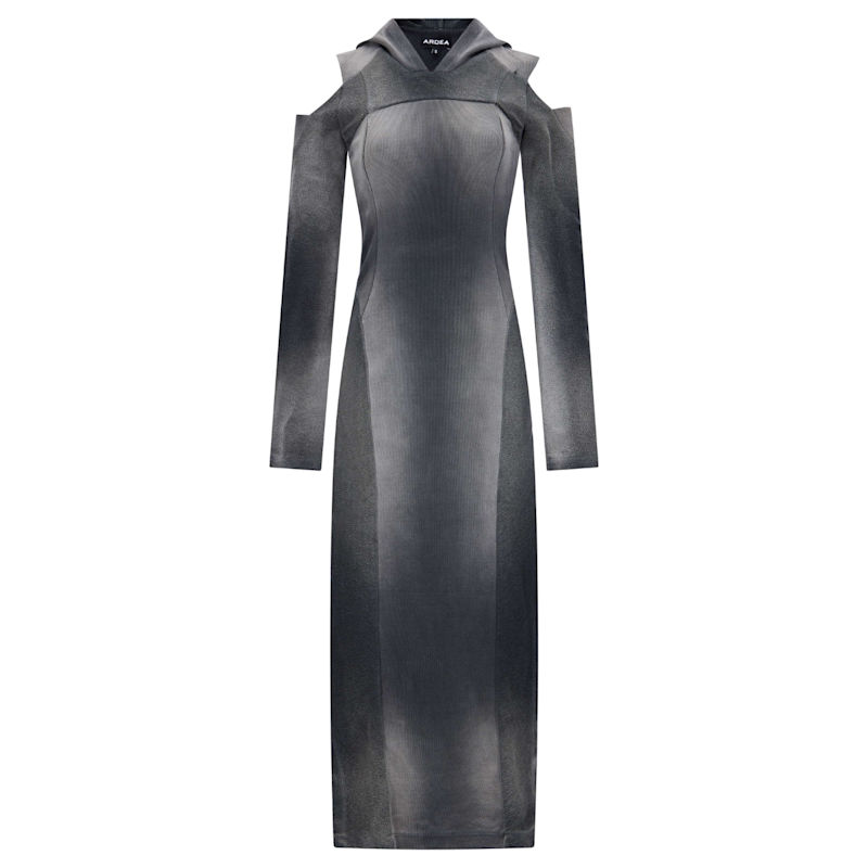 Thumbnail of Grey Hooded Stealth Dress image