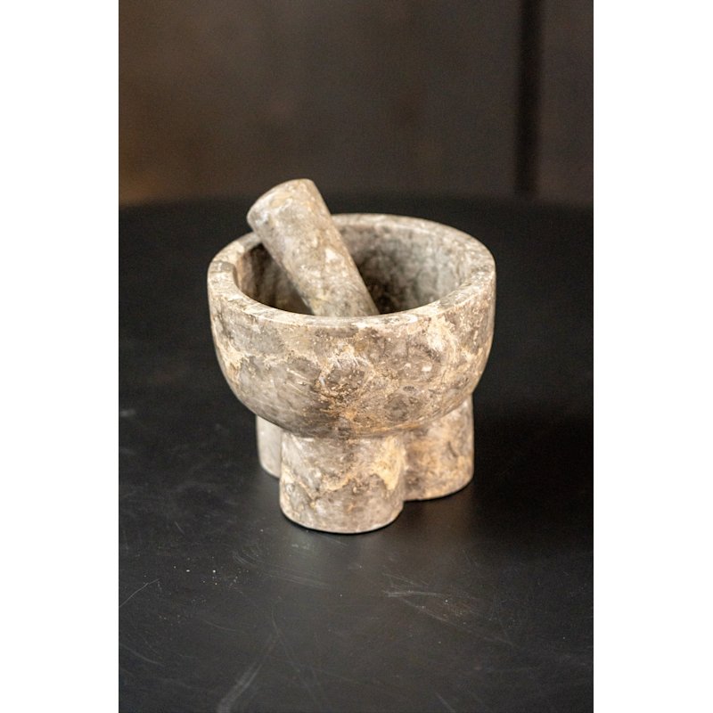 Thumbnail of Grey Marble Pestle & Mortar image