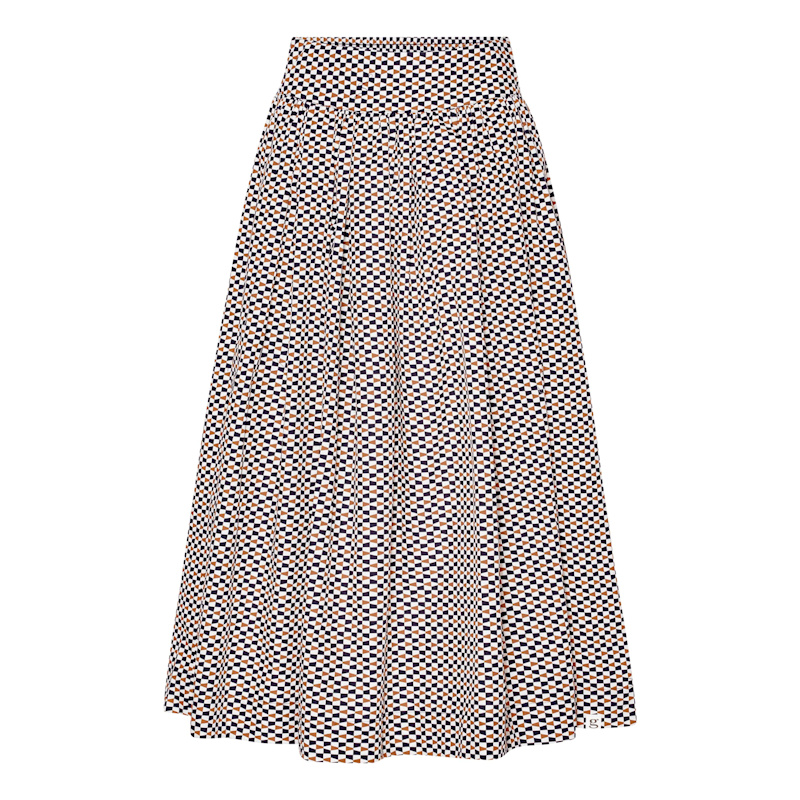 Thumbnail of Grobund Mette Skirt - The Long One In A Graphic Pattern image