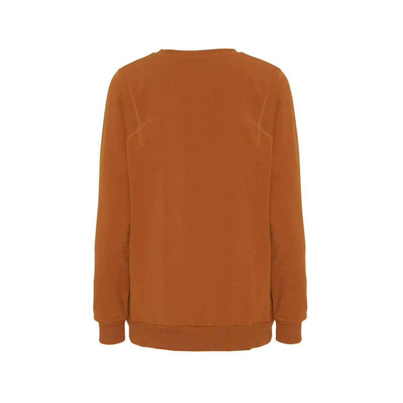 Thumbnail of Grobund Sava Sweatshirt - The Oversize In Burnt Orange image