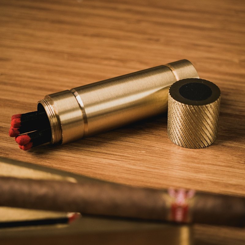 Thumbnail of Brass Match Safe image