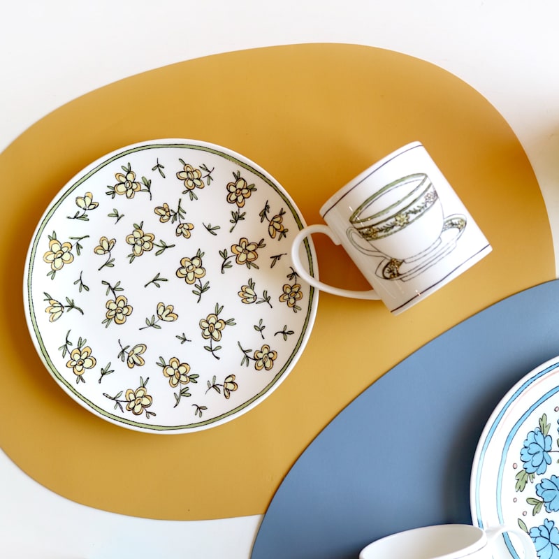 Thumbnail of Deco Placemats, Set Of Two - Light Blue image