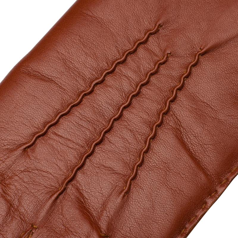 Thumbnail of Treviso Hand Sewn Men's Gloves In Tobacco image