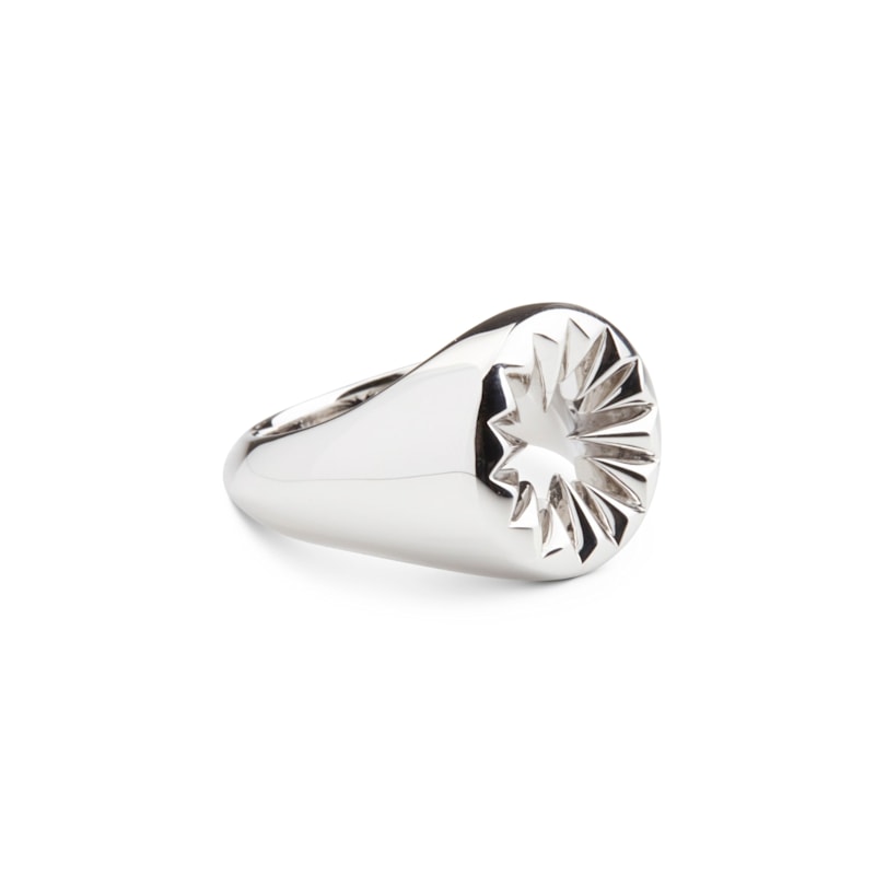 Thumbnail of Wild Crocodile Signet Ring Silver image