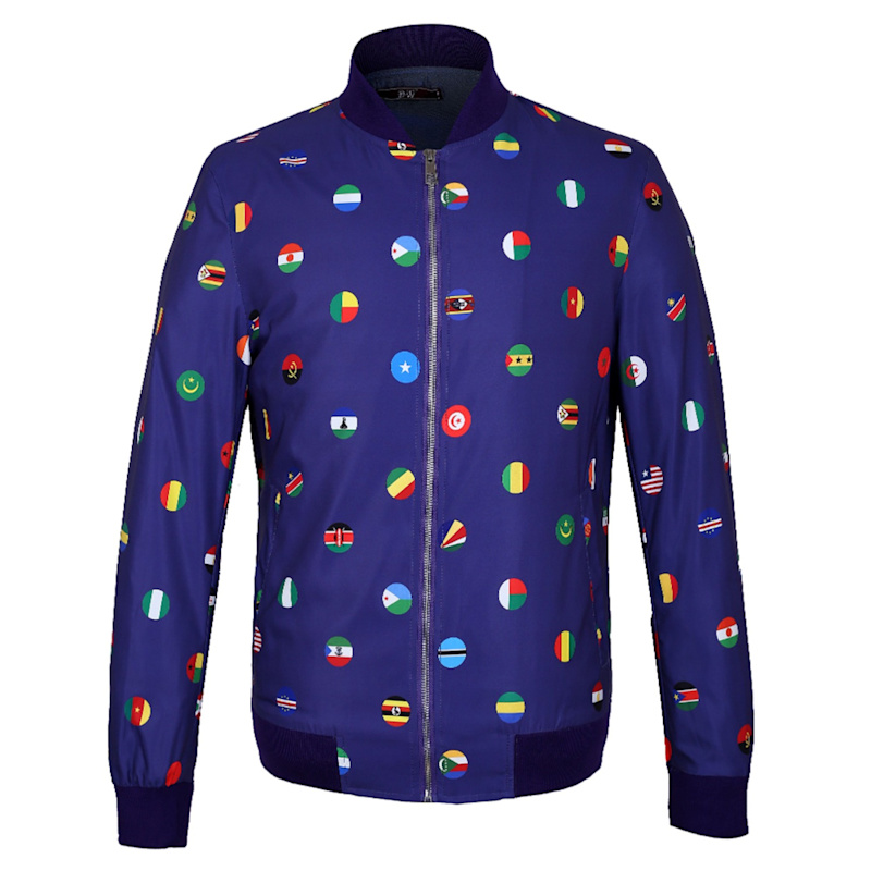 Thumbnail of African Nation Bomber Jacket – Royal image