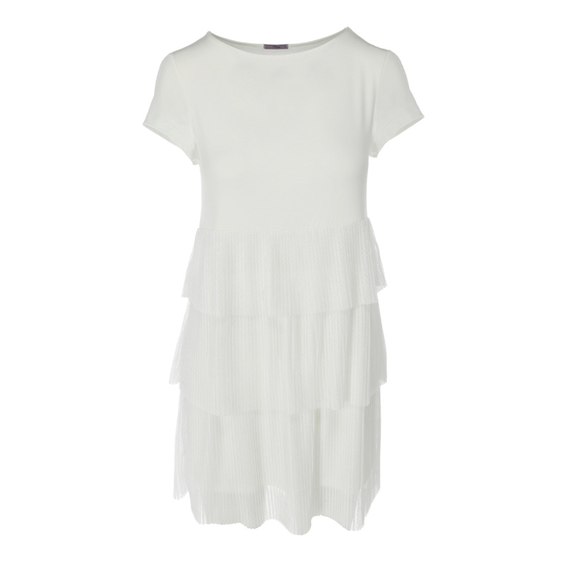 Thumbnail of Short Frill Dress With Translucent Pleats image