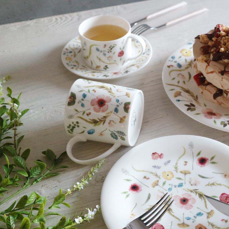 Thumbnail of Scandinavian Floral - Set Of Two Mugs image
