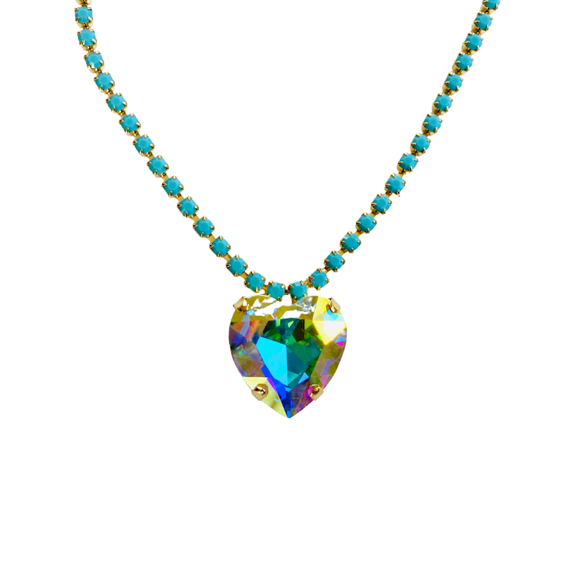 Heart Of The Ocean Necklace In Crystal Ab