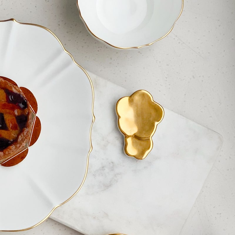 Thumbnail of Blooming - Flatware Rest - Full Gold image