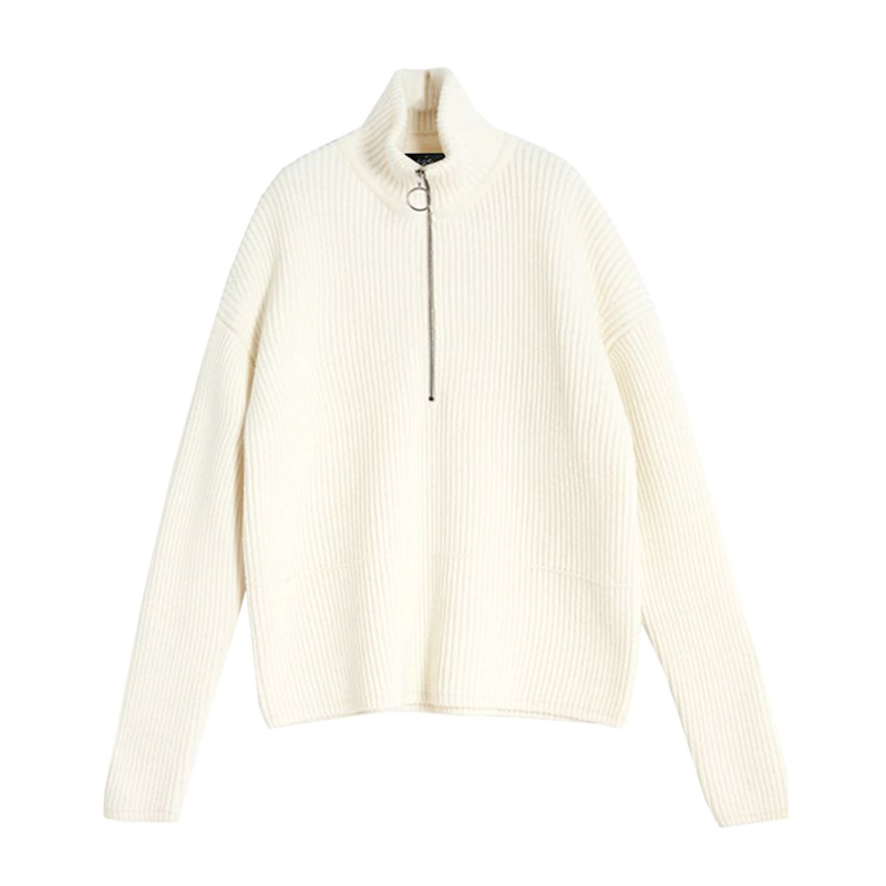 Thumbnail of Half Zip Wool Blend Sweater image