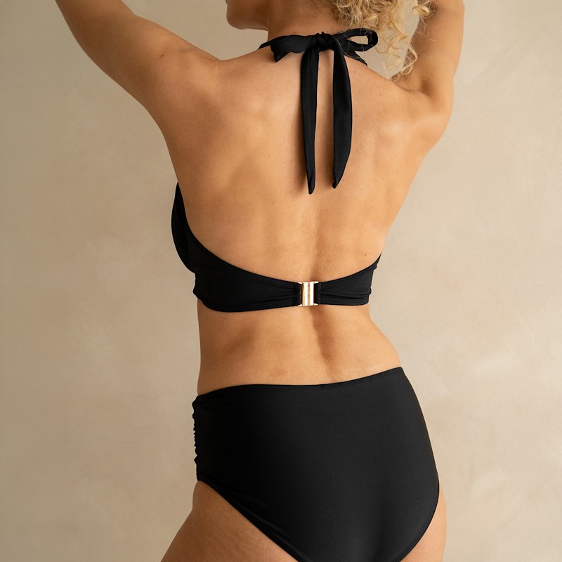 Thumbnail of High Waisted Bikini Bottoms Classic Black image