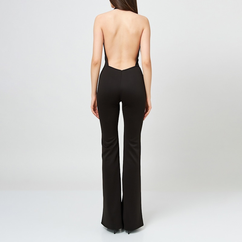 Thumbnail of Halterneck Flared Jumpsuit image