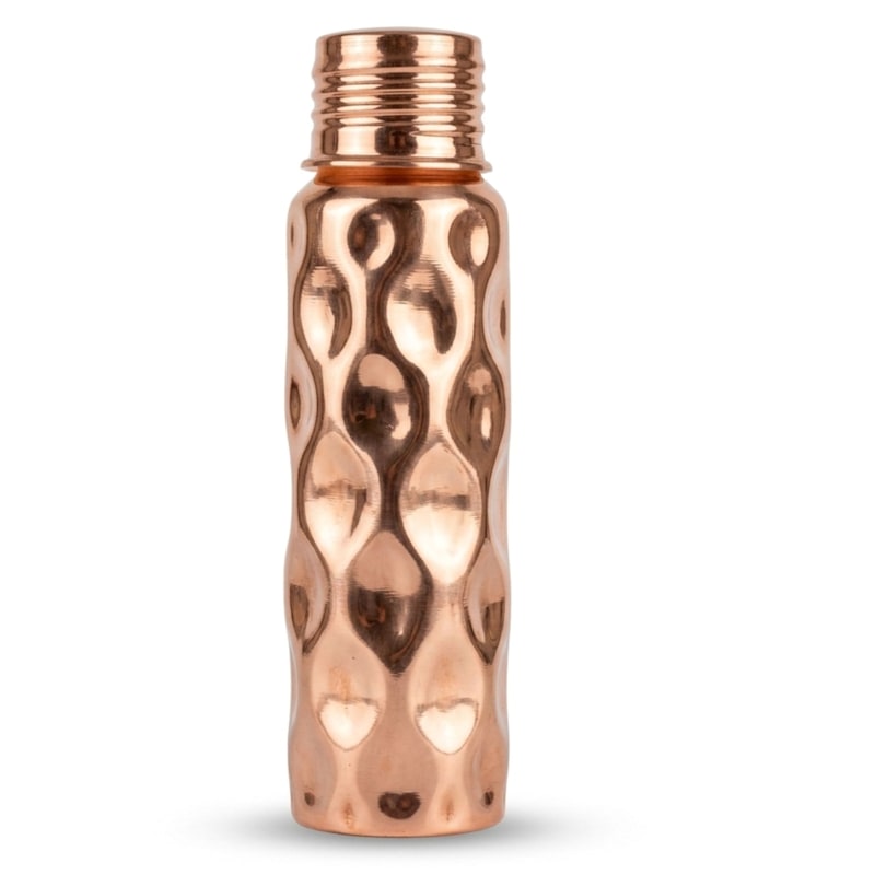 Thumbnail of Hammered Pure Copper Water Bottle image