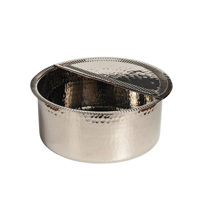 Thumbnail of Silver-Tone Copper Pedicure Bowl With Footrest image