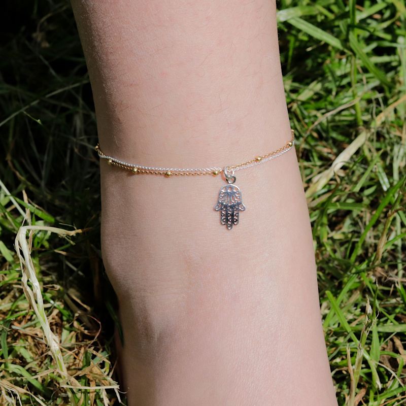 Thumbnail of Hamsa Hand Anklet image