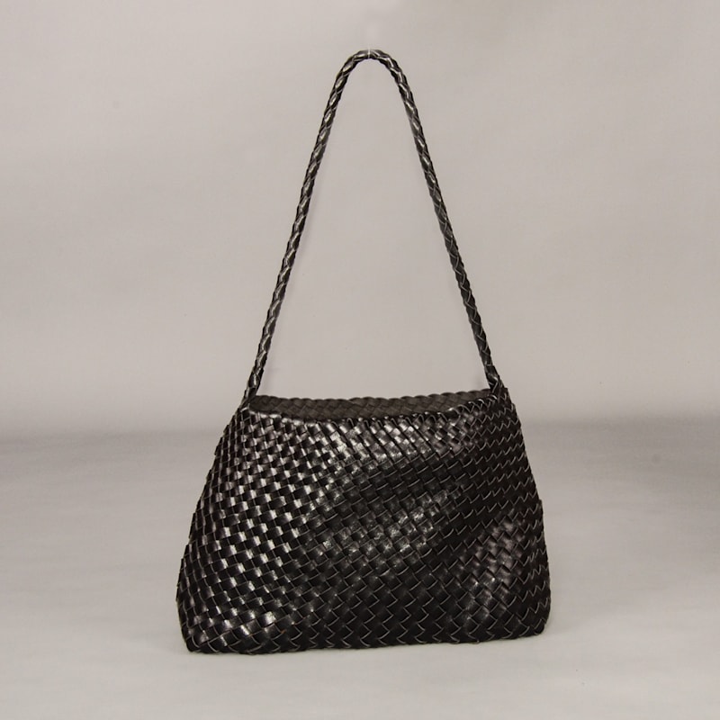 Thumbnail of Hand Weaving Shoulder Bag - Black image