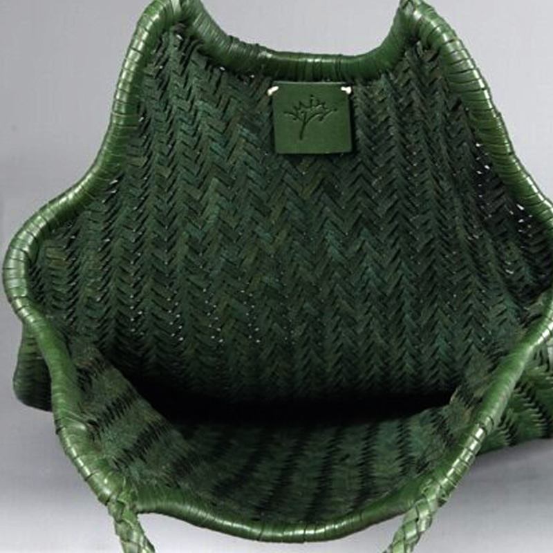 Thumbnail of Hand Woven Hand Woven Tote 'Paola' - Green image