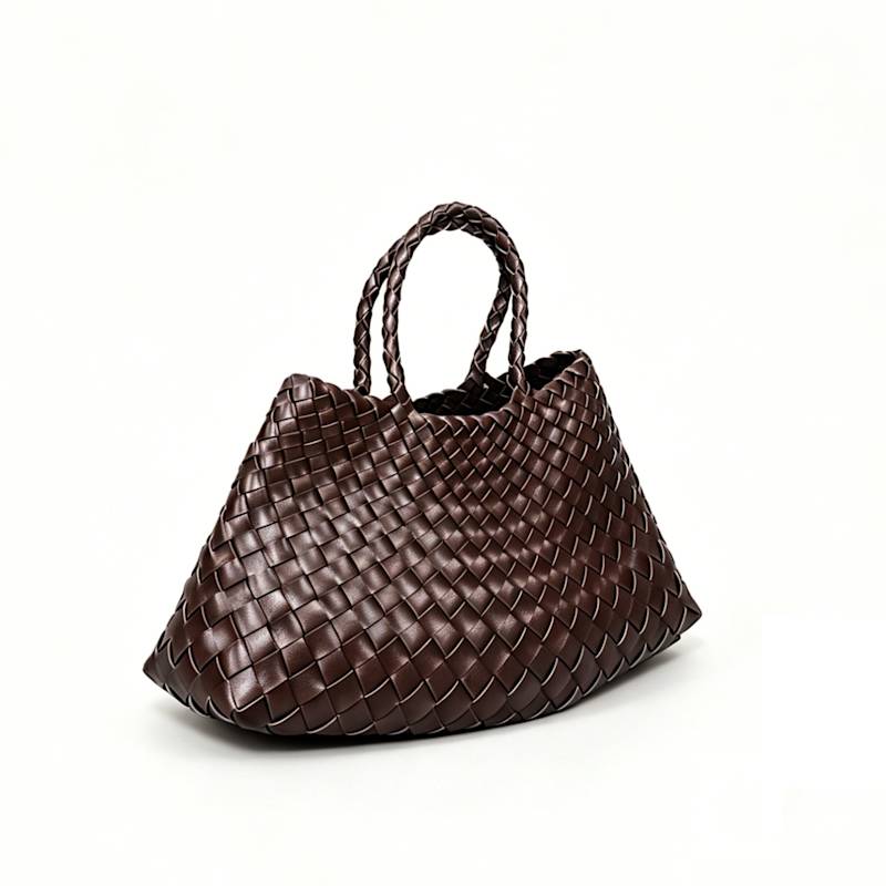 Thumbnail of Hand Woven Tote 'Adelina' - Brown image