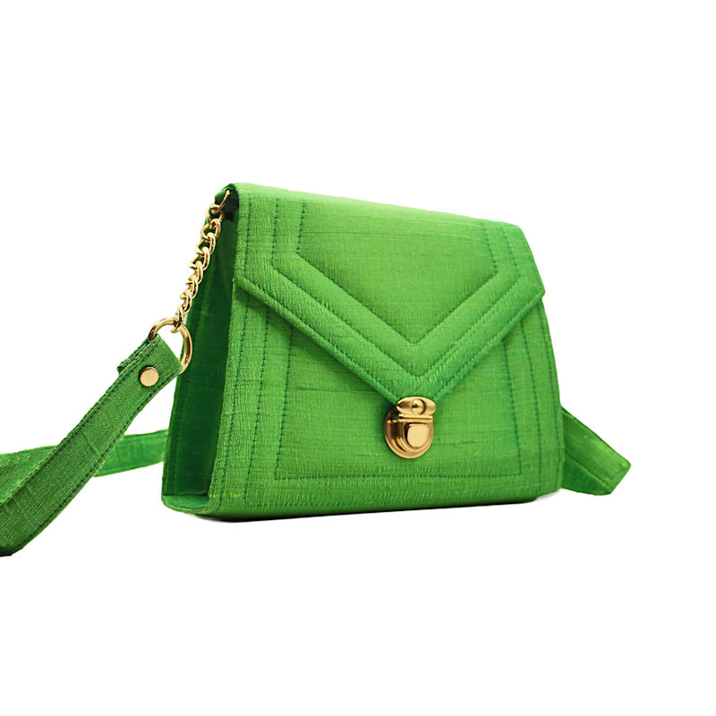 Thumbnail of Handcrafted Clutch Bag In Raw Silk image