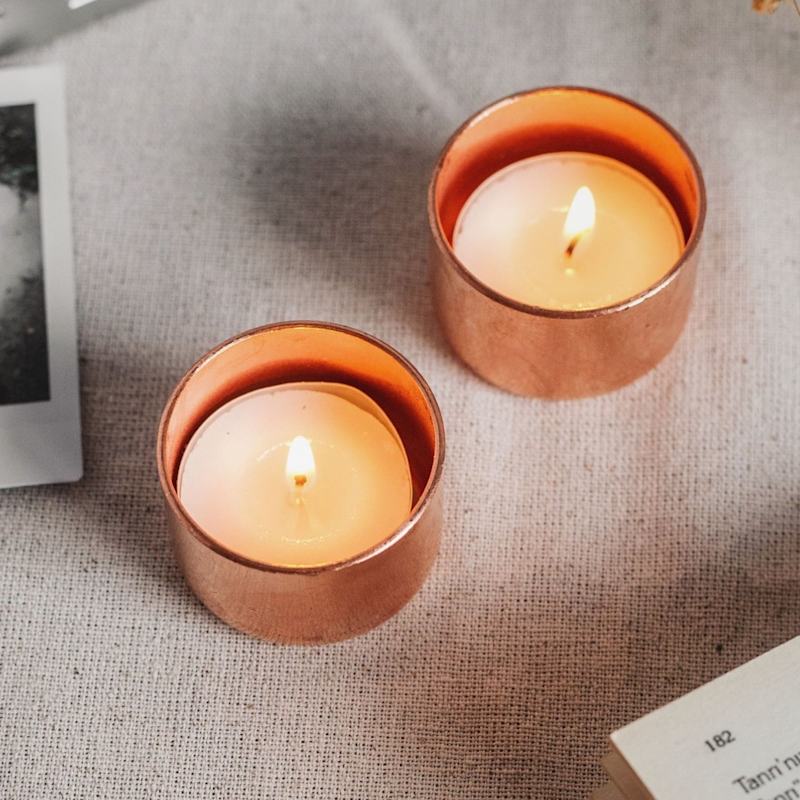 Thumbnail of Copper Tealight Holders Set Of Three image