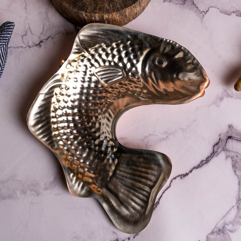Thumbnail of Handmade Copper Fish Cake Mold image