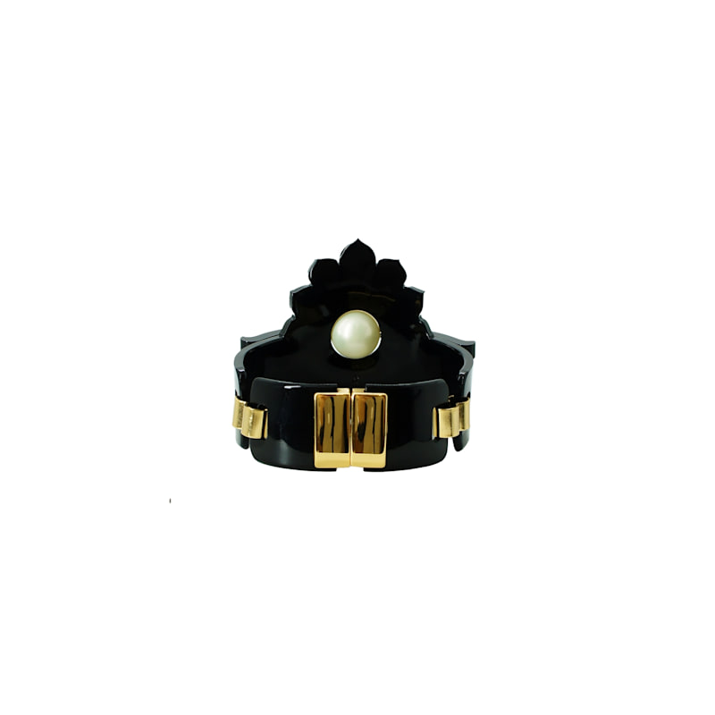 Thumbnail of Handmade Acrylic Bracelet Daisy Nacre image