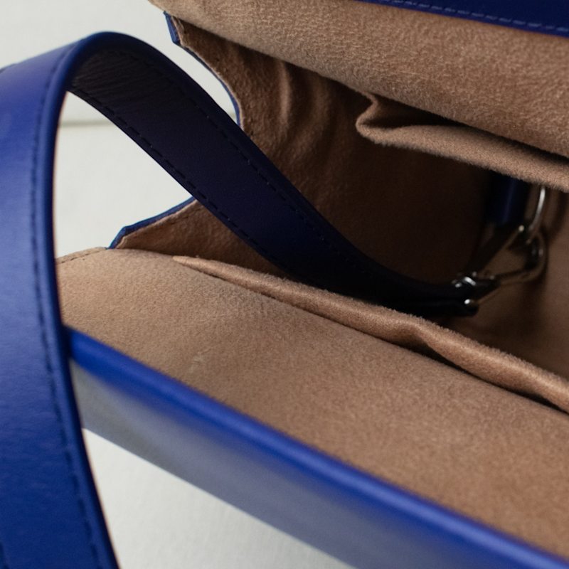 Thumbnail of The Christy Handmade Adjustable Shoulder Bag - Cobalt Blue image