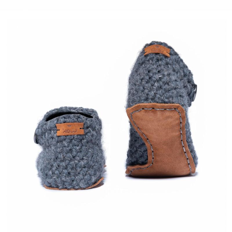 Thumbnail of Comfortable Ankle Boot Wool Slippers For  Men & Women In Charcoal Gray image