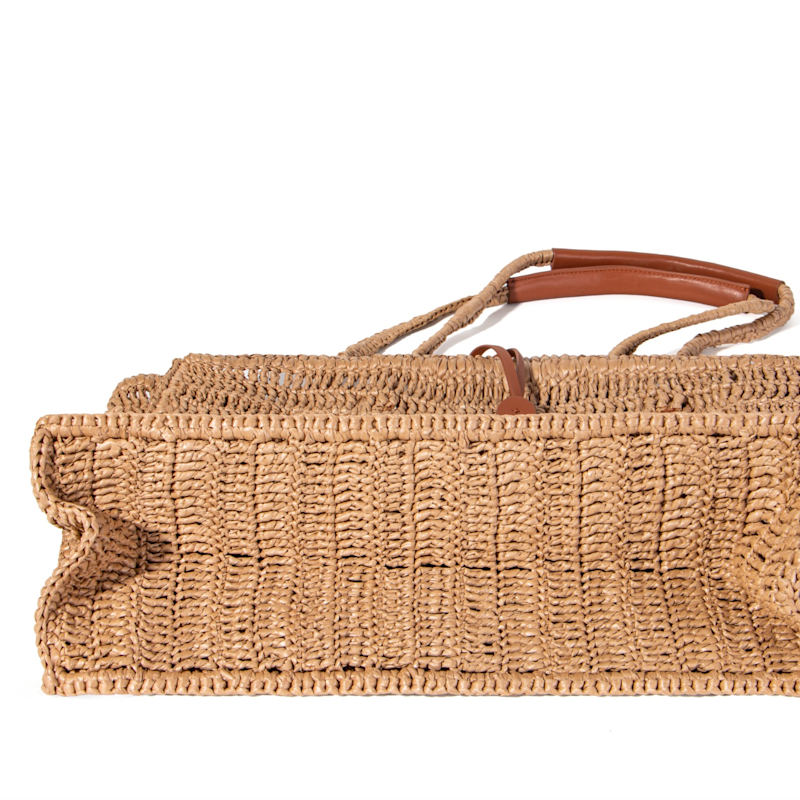 Thumbnail of Handmade Beach Bag With Leather Accents image