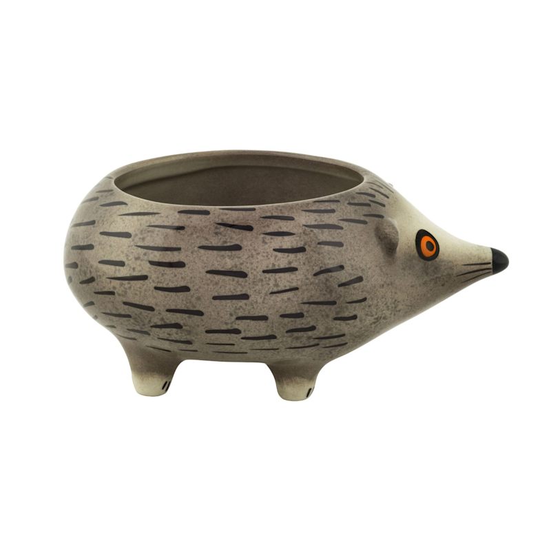 Thumbnail of Handmade Ceramic Hedgehog Planter image
