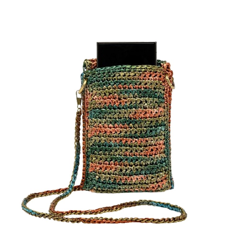 Thumbnail of Handmade Crochet Phone Case - Bronze image