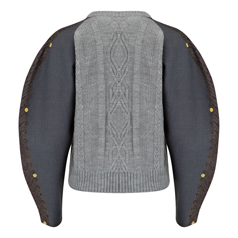 Thumbnail of Handmade Indonesian Knitted Bomber Jacket image
